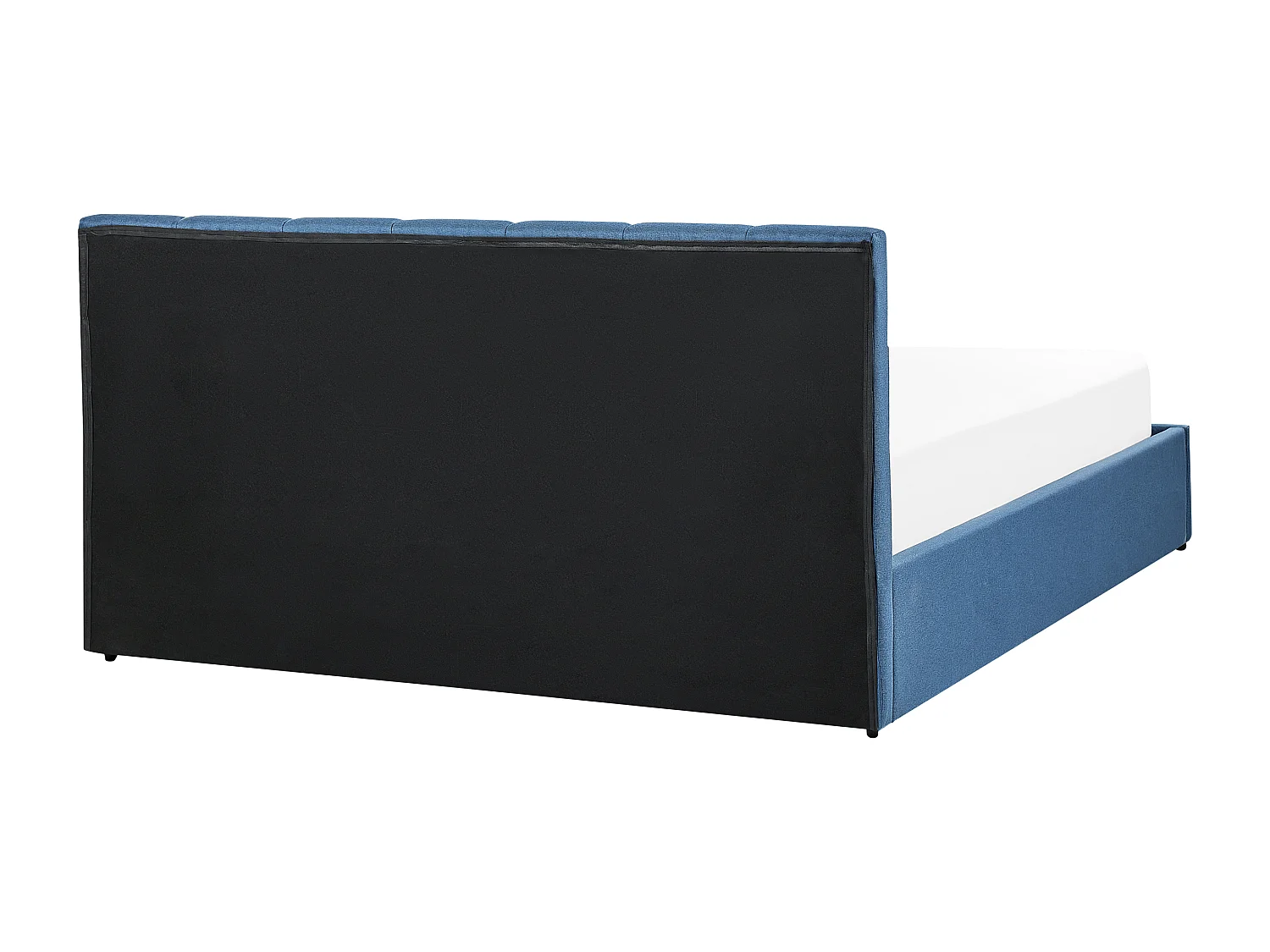 Cama baú Tecido DREUX 160 x 200 cm Azul