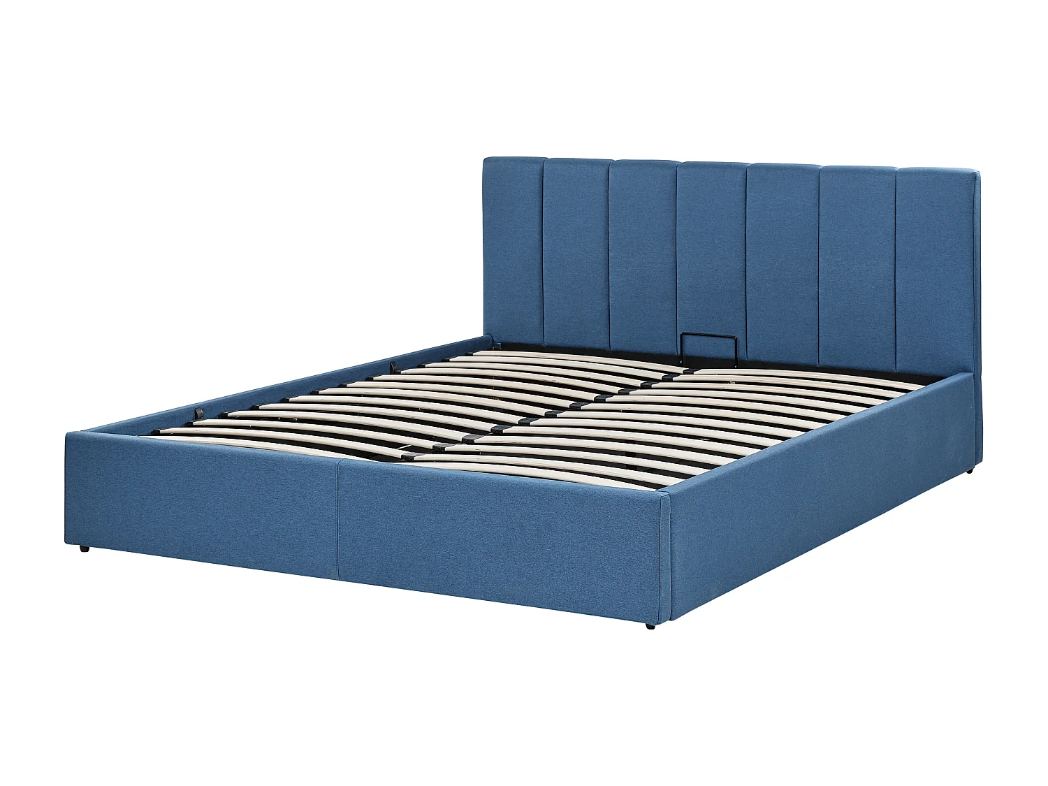 Cama baú Tecido DREUX 160 x 200 cm Azul