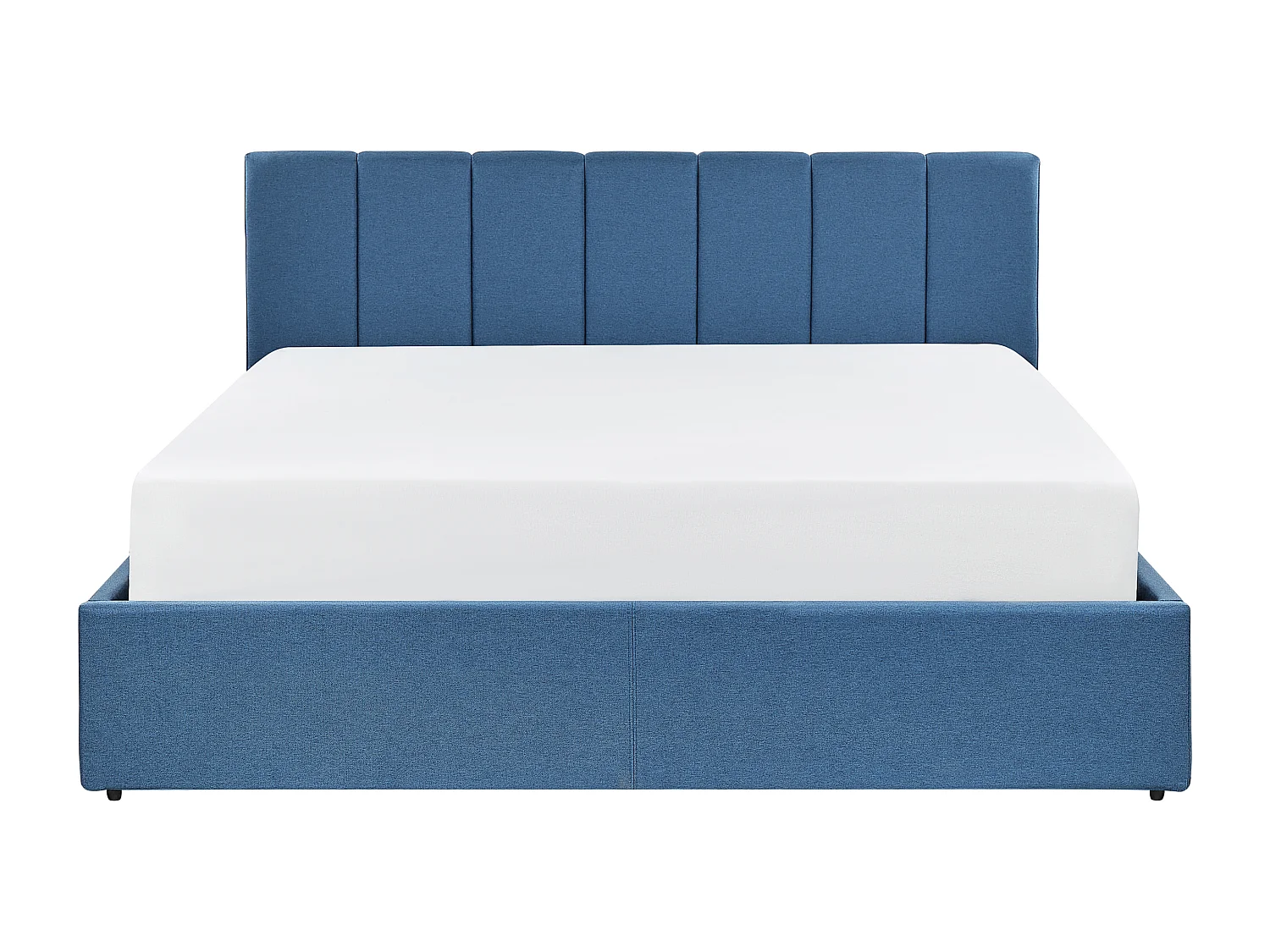 Cama baú Tecido DREUX 160 x 200 cm Azul