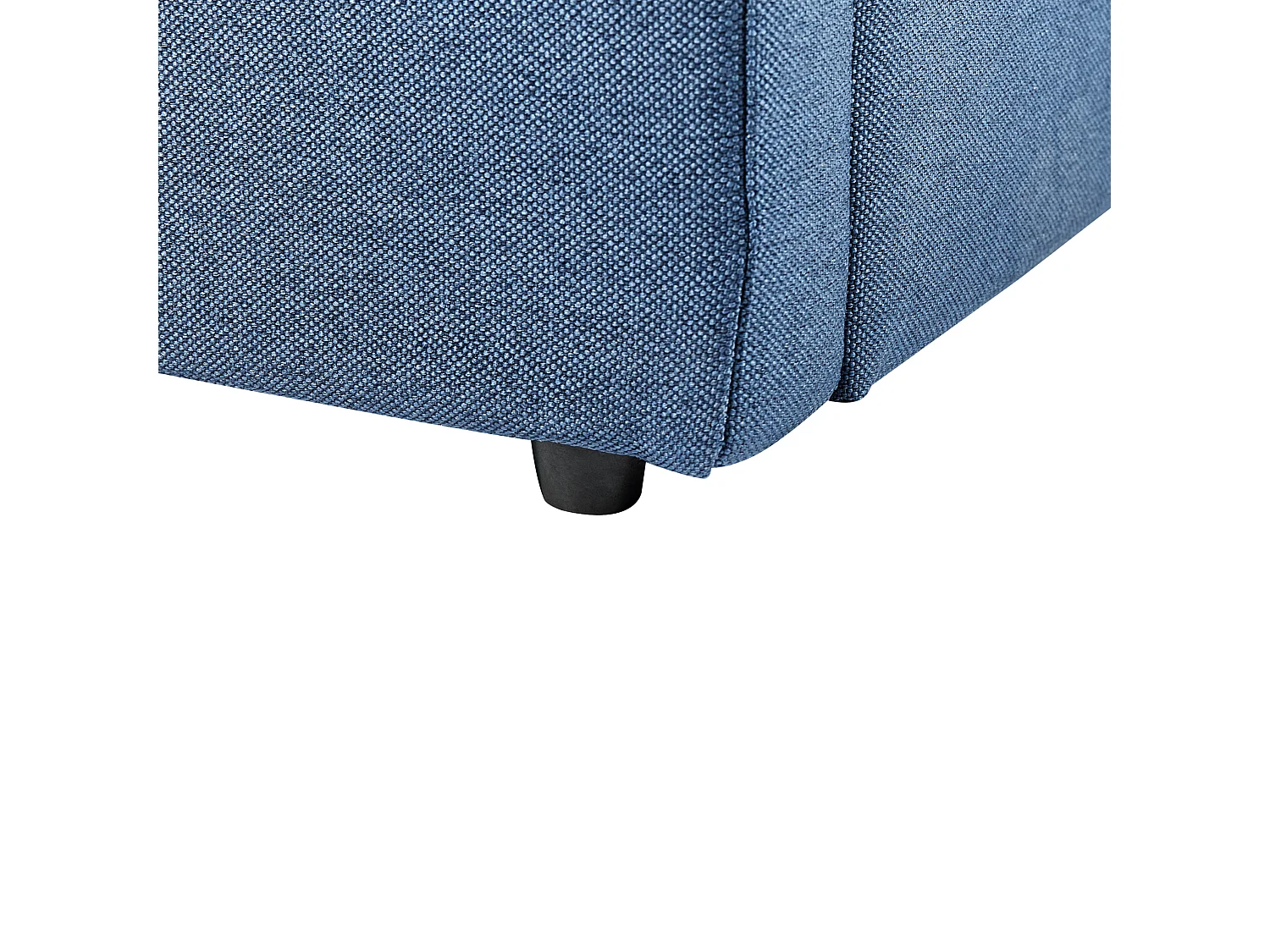 Lit ottoman Tissu DREUX 160 x 200 cm Bleu