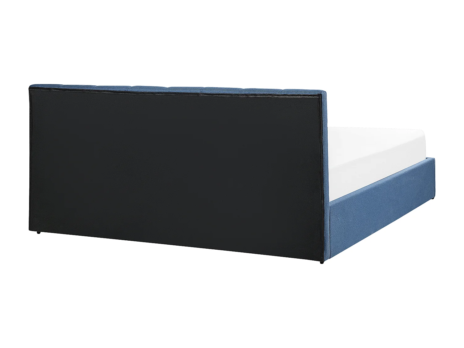 Bed met opbergruimte Stof DREUX 180 x 200 cm Blauw