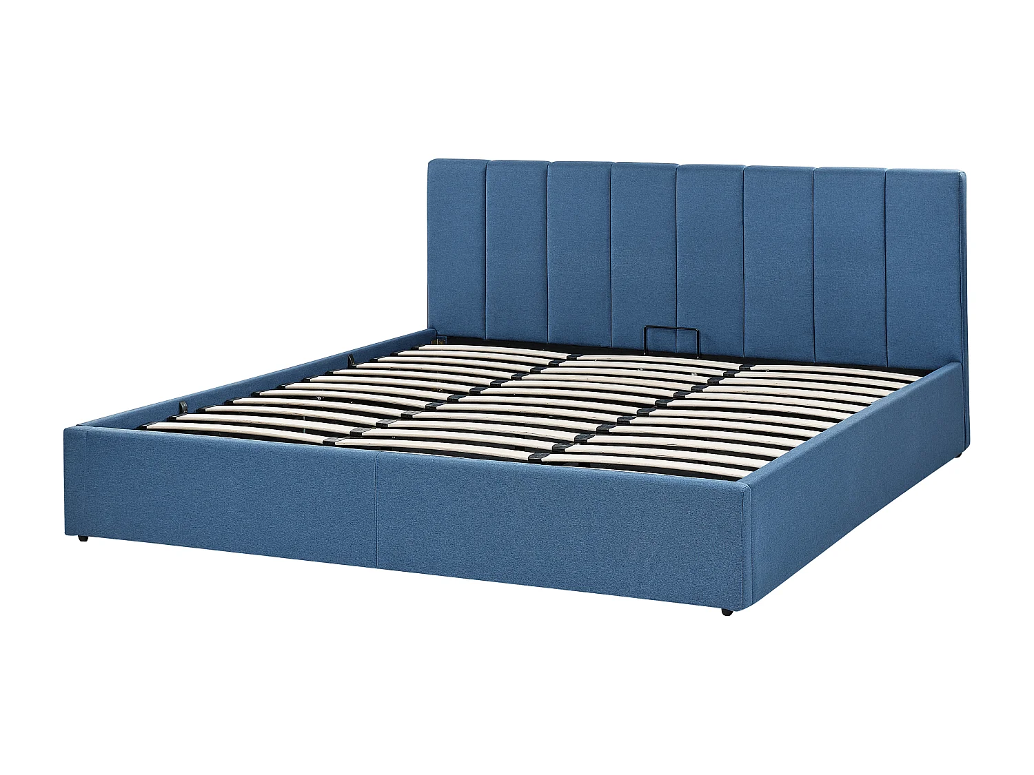 Bed met opbergruimte Stof DREUX 180 x 200 cm Blauw