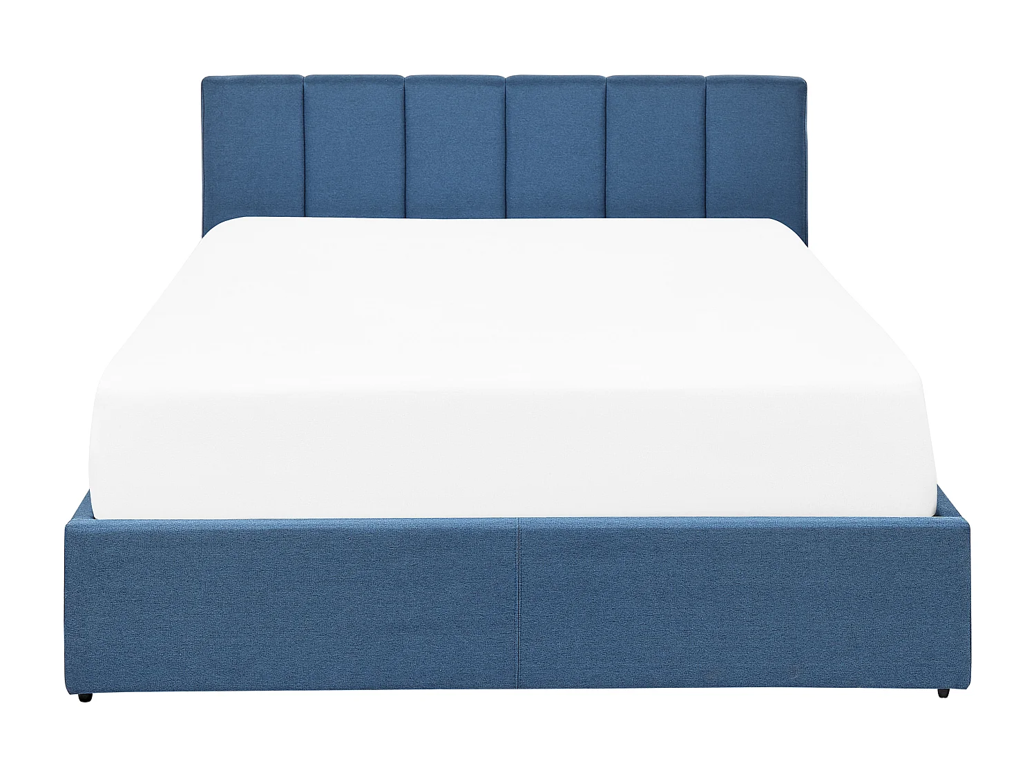 Bed met opbergruimte Stof DREUX 140 x 200 cm Blauw