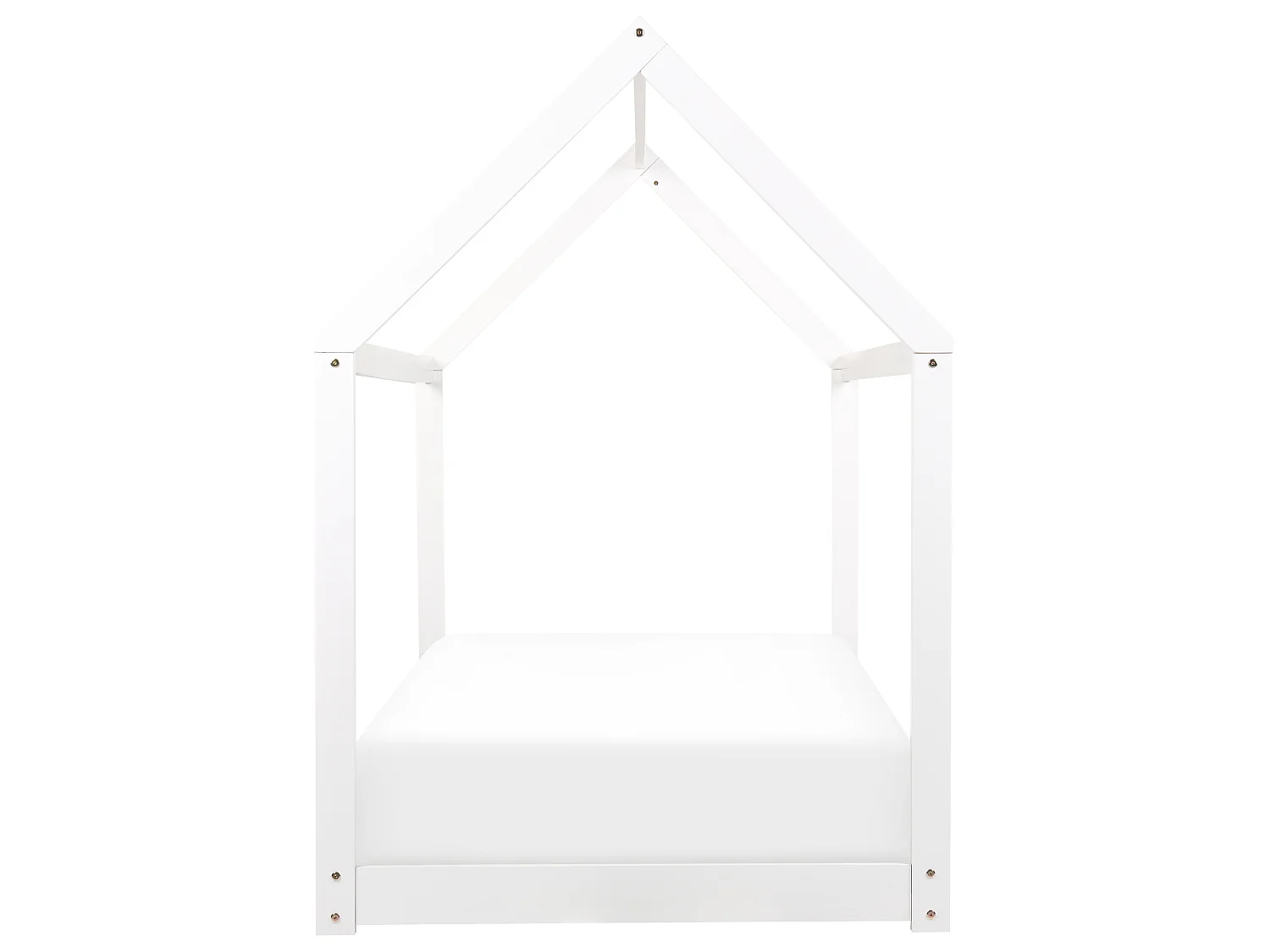 Lit d'enfant Maison Bois de pin TOSSE 90 x 200 cm Blanc