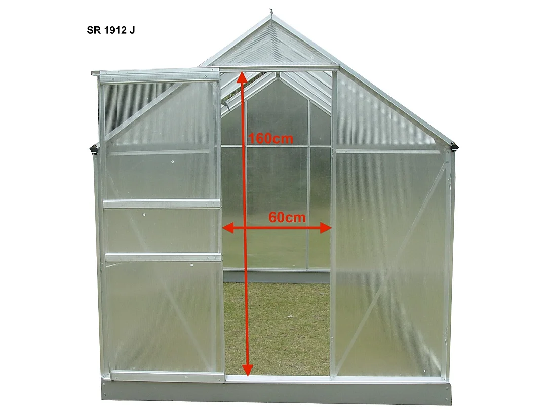 Serre jardin structure aluminium