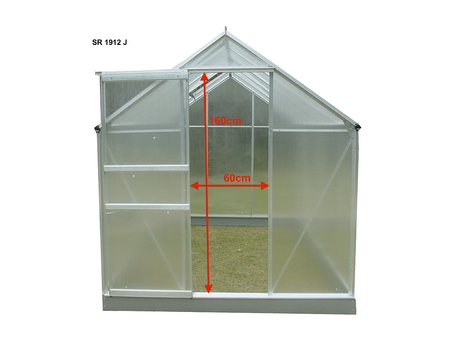 Serre jardin structure aluminium