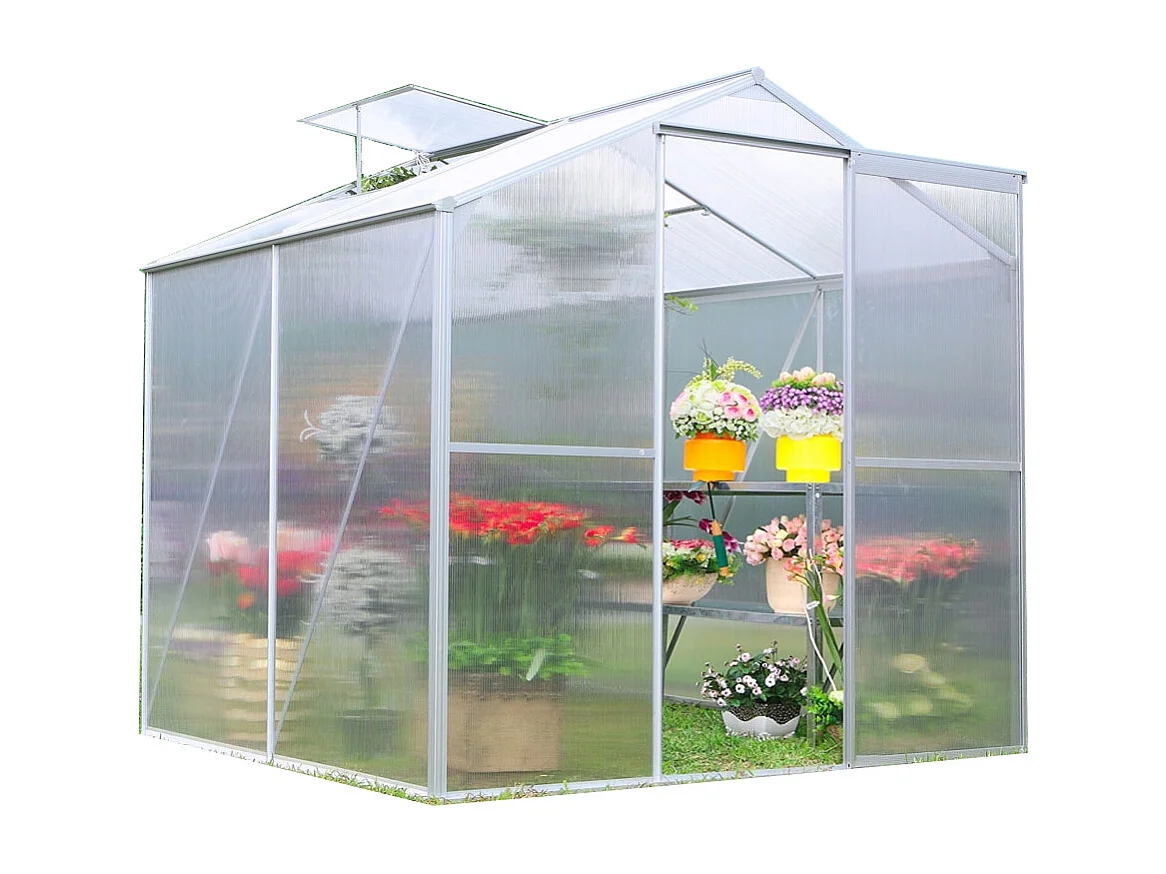 Serre jardin structure aluminium
