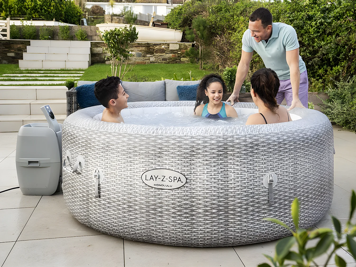 Spa gonflable Bestway Lay-Z Spa HONOLULU AirJet 6 places