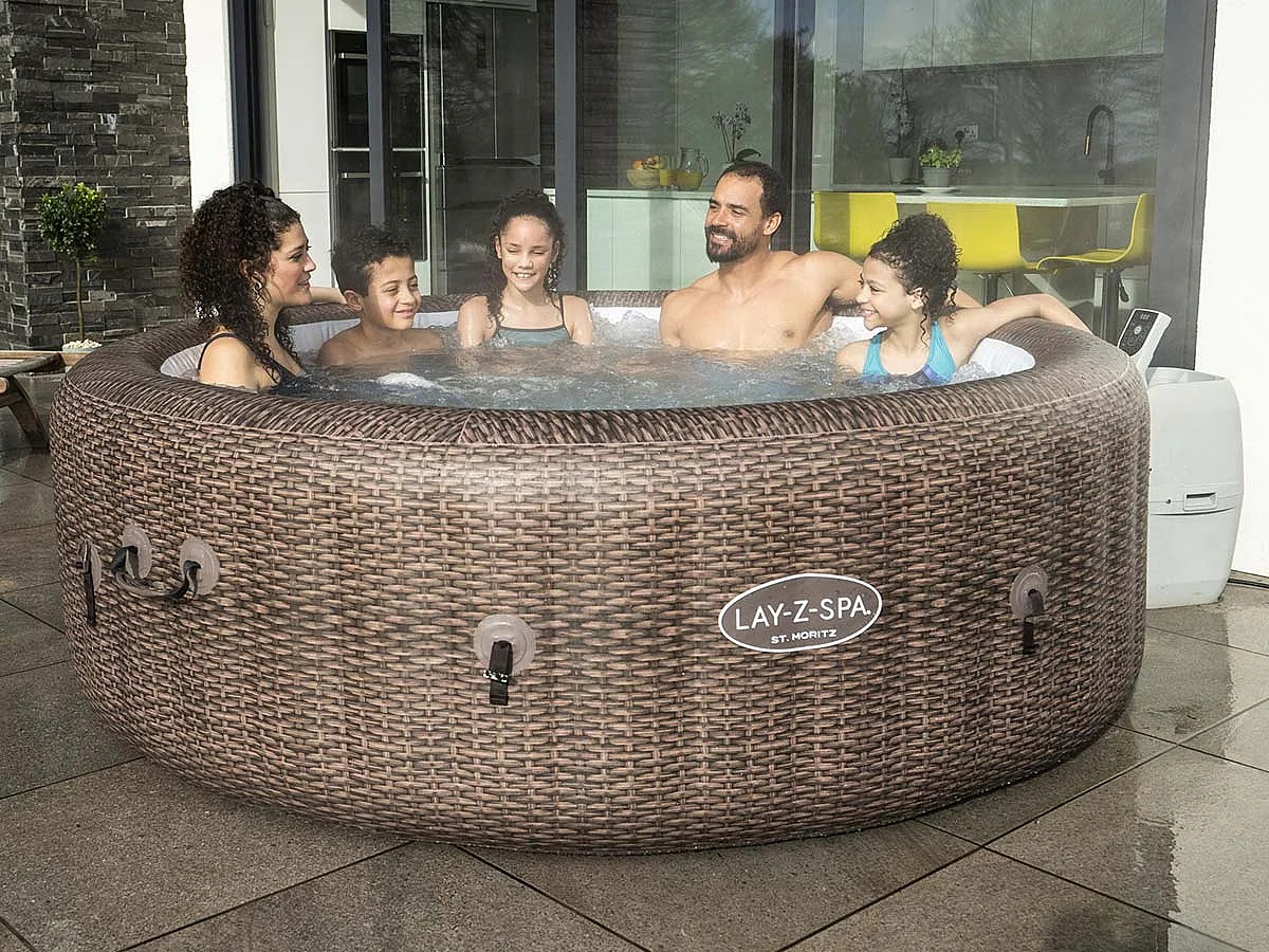 Spa gonflable Bestway Lay-Z Spa St MORITZ AirJet 7 places