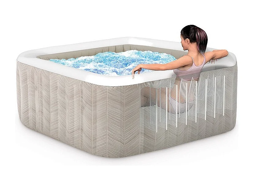 Spa gonflable Intex PureSpa Chevron 4 places