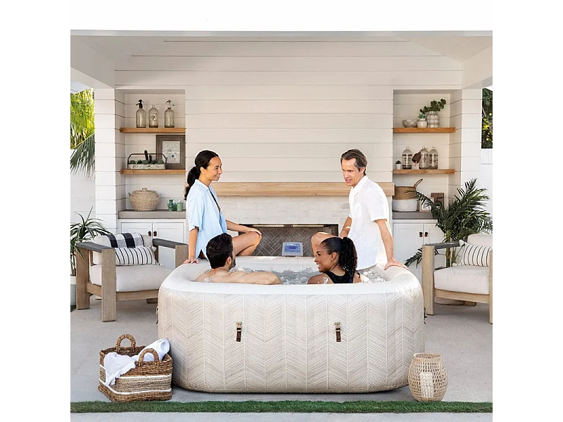 Spa gonflable Intex PureSpa Chevron 4 places