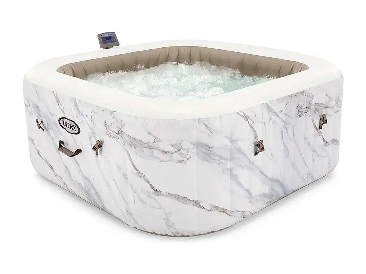 Spa Gonflable 4 Places "Calacatta" 173cm Blanc