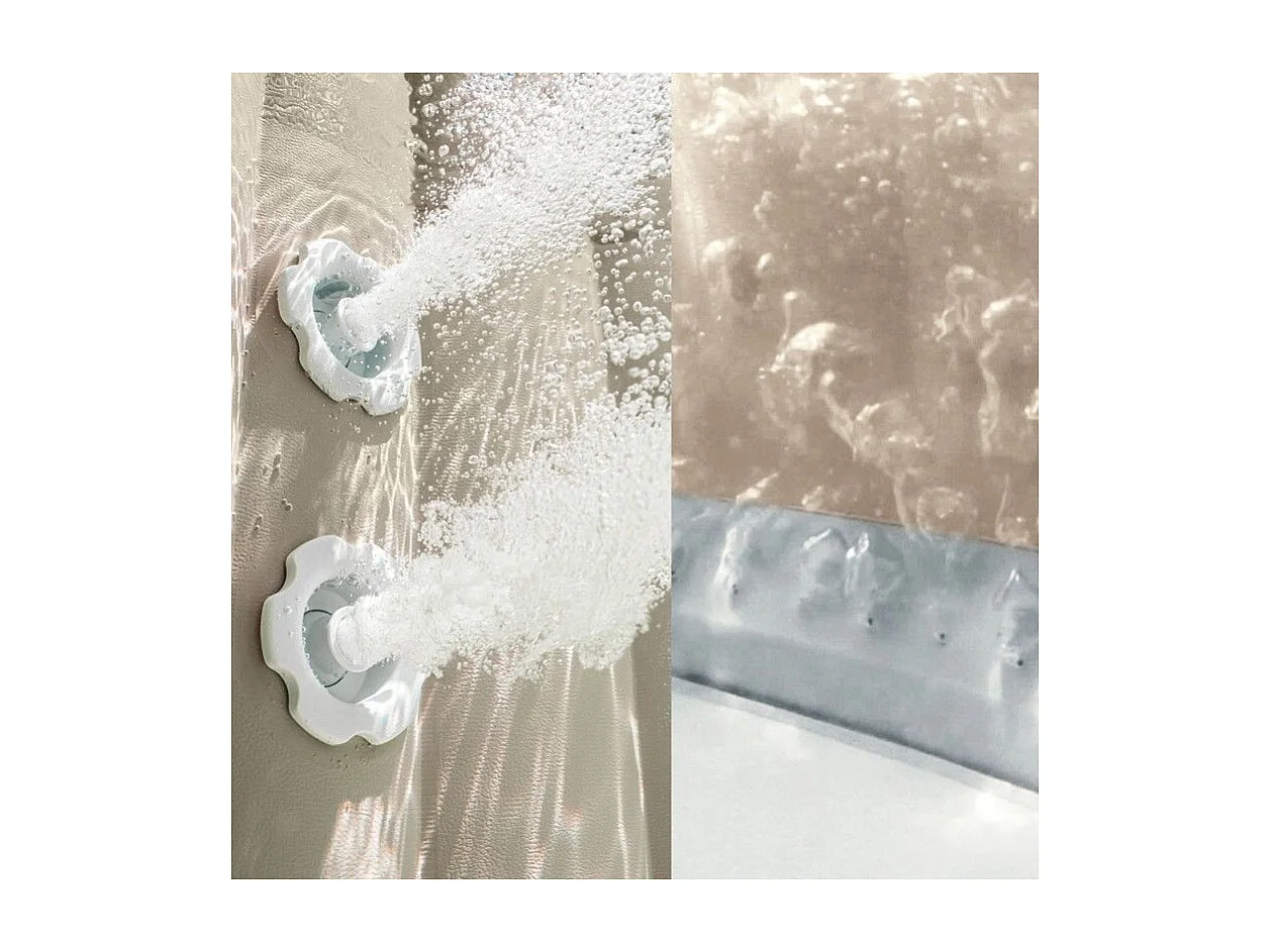 Spa Gonflable 4 Places "Calacatta" 173cm Blanc