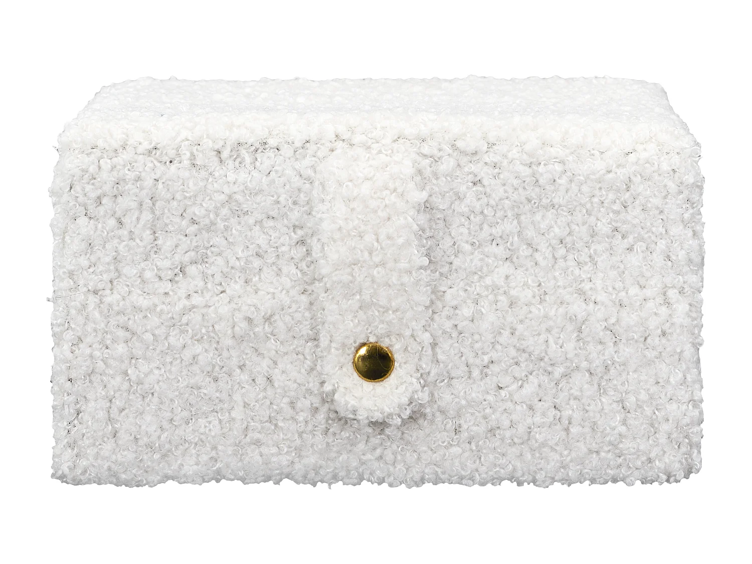 Boite A Bijoux Bouclette Blanc