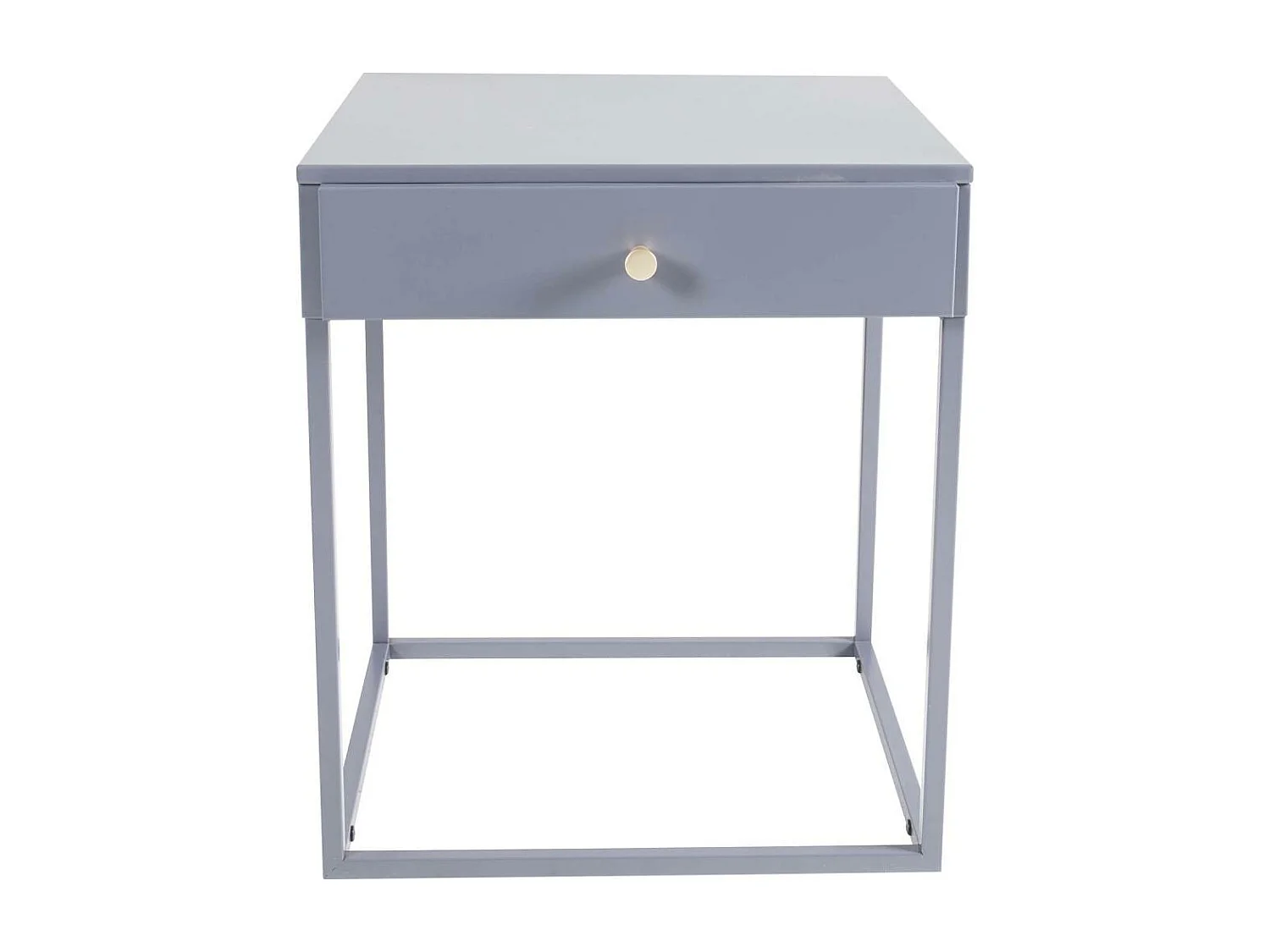 Mesita de noche de acero Bakal