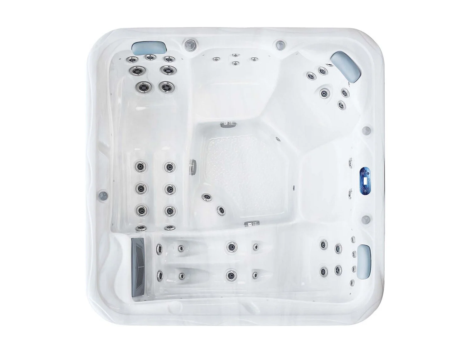 Spa rigide cuve acrylique et châssis bois ML650 (5 places dont 2 allongées)