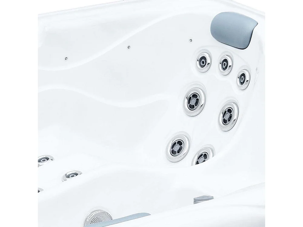 Spa rigide cuve acrylique et châssis bois ML650 (5 places dont 2 allongées)