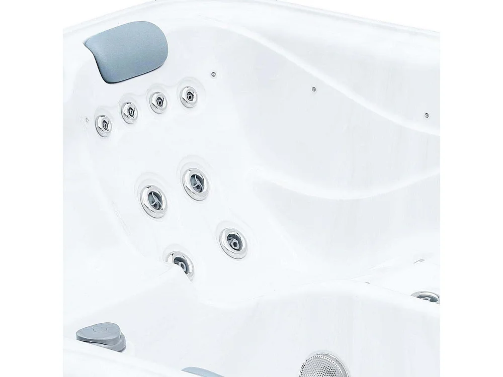 Spa rigide cuve acrylique et châssis bois ML650 (5 places dont 2 allongées)