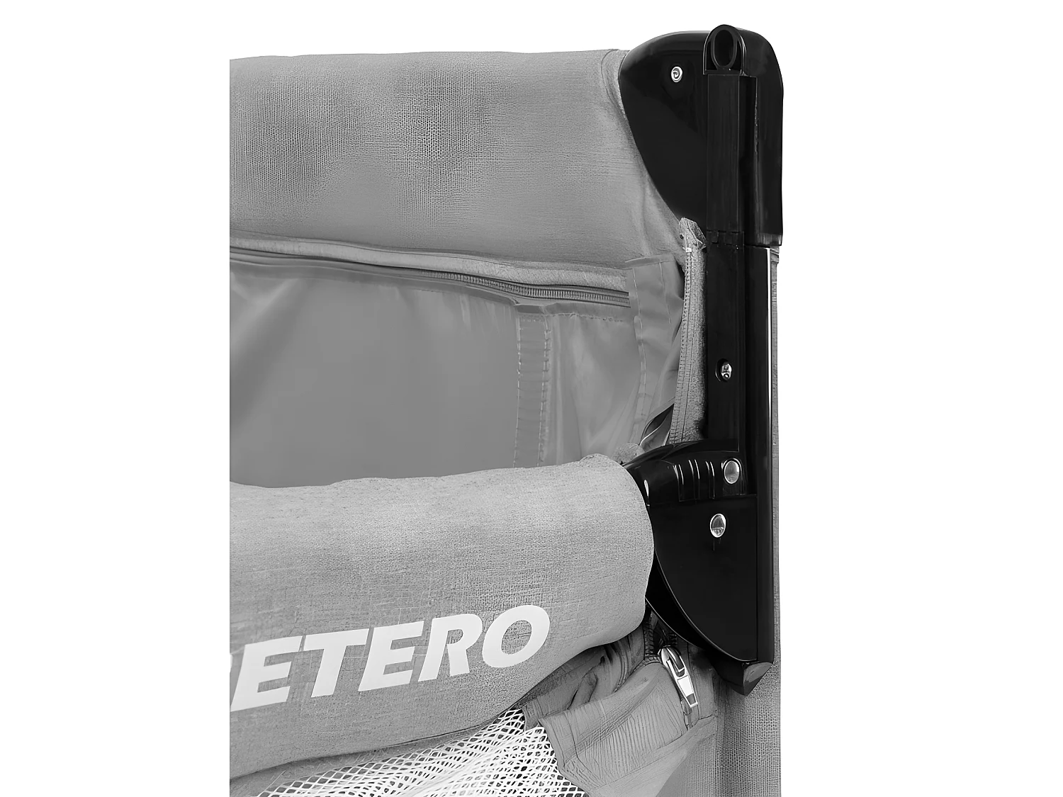 Lit parapluie de voyage sur roues Esti et sac de transport - Gris