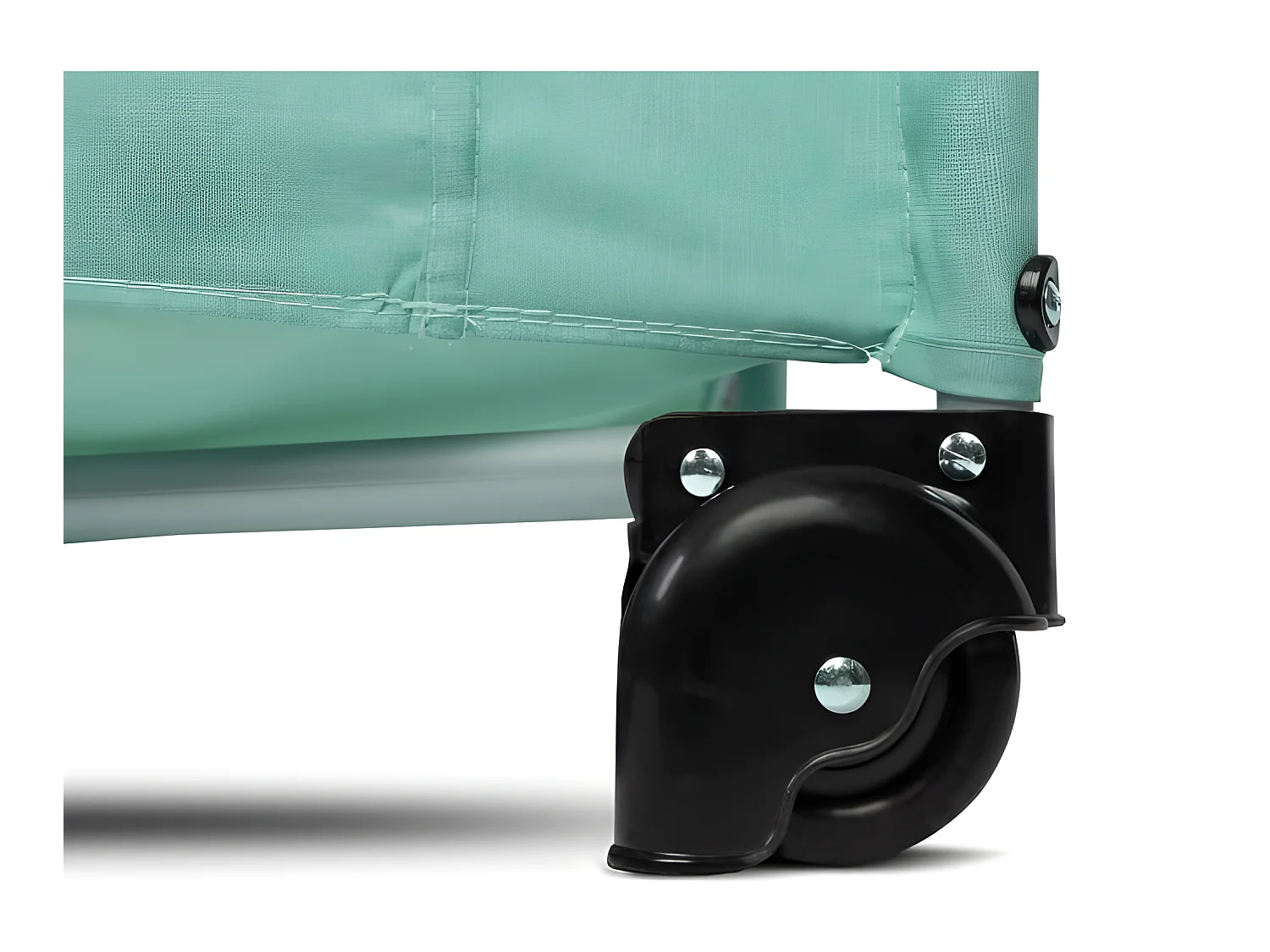 Lit parapluie de voyage sur roues Esti et sac de transport - Menthe