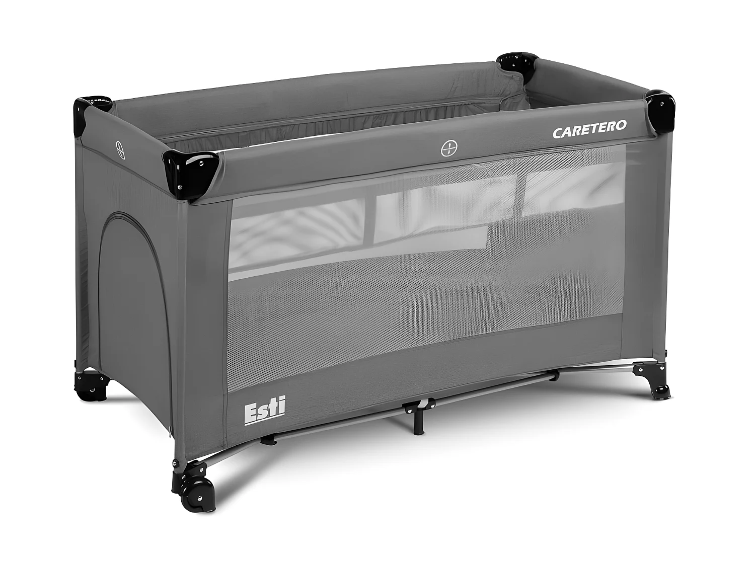 Lit parapluie de voyage Esti sur roues et sac de transport - Graphite