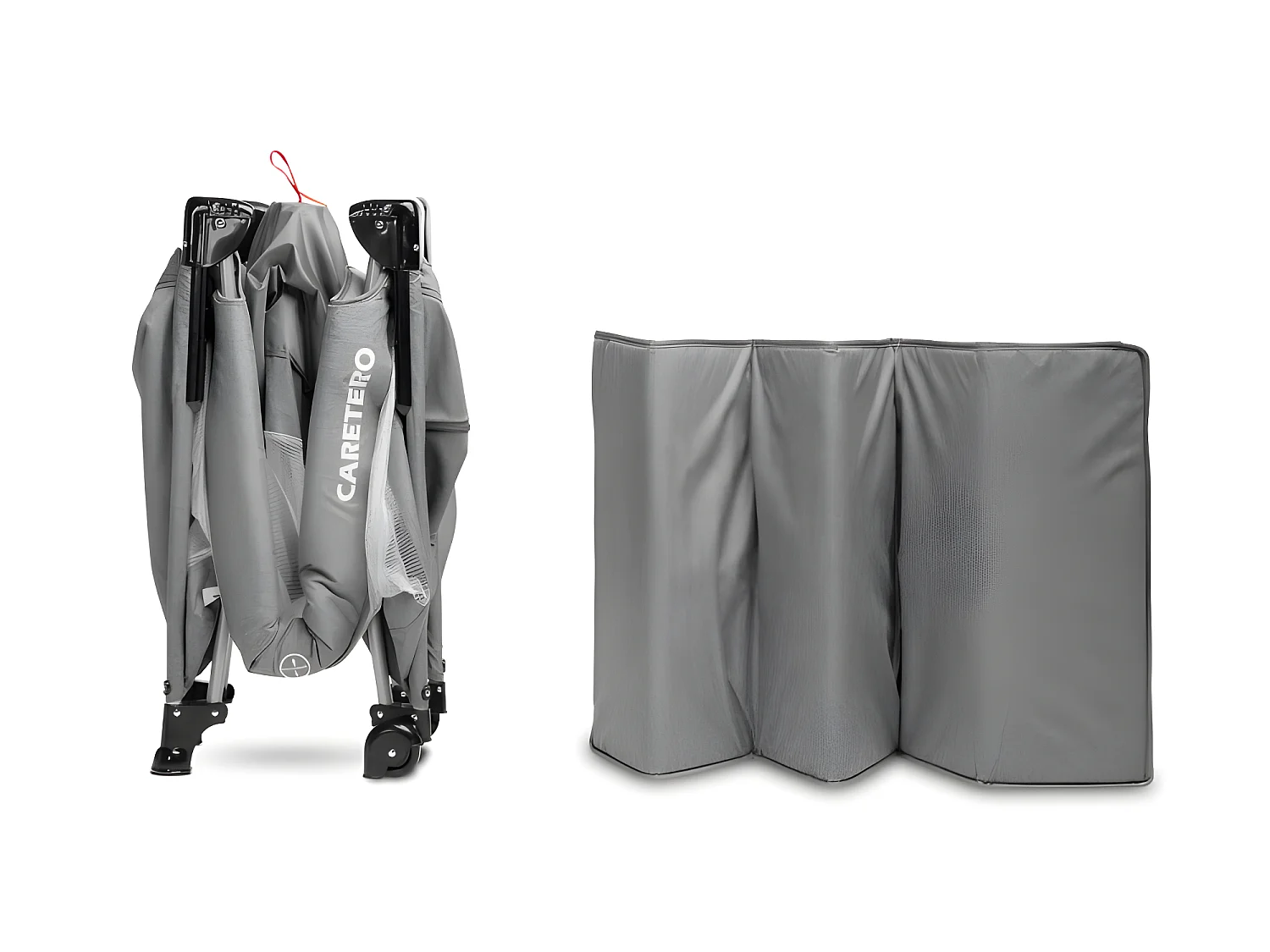 Lit parapluie de voyage Esti sur roues et sac de transport - Graphite