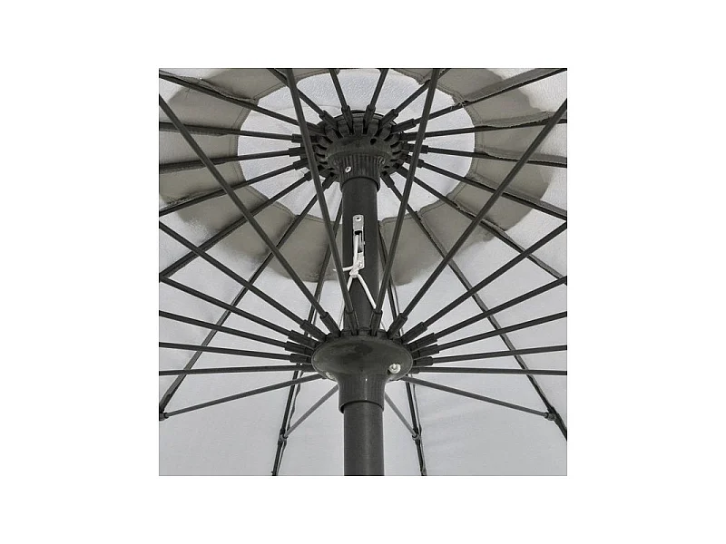 Parasol rond inclinable MUSHROOM Gris