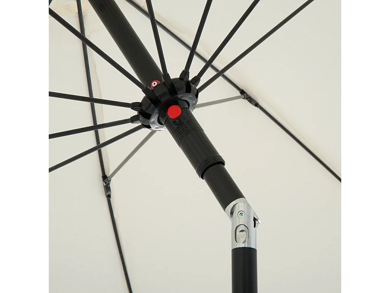 Parasol SUNNY Crème et Noir