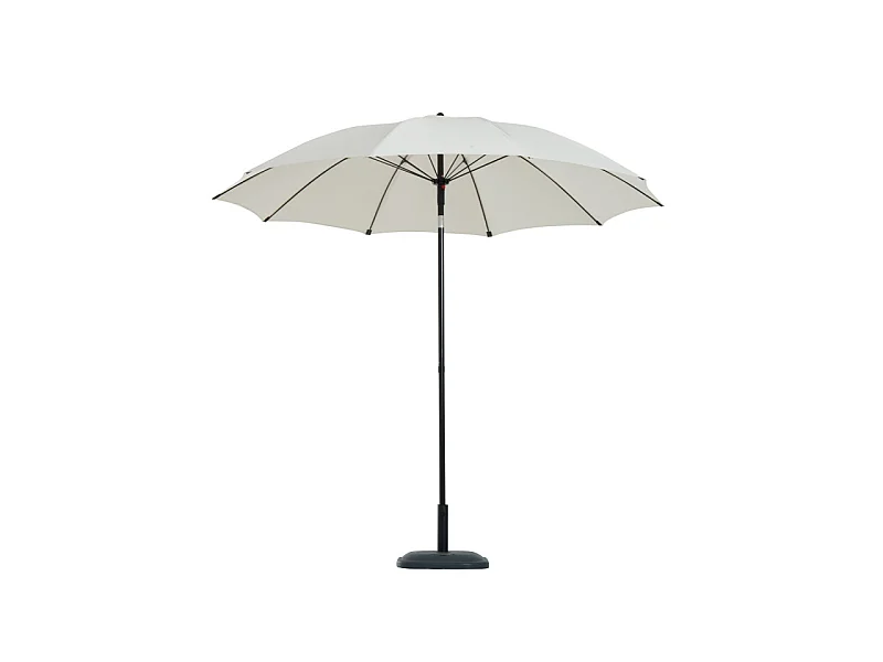 Parasol SUNNY Crème et Noir