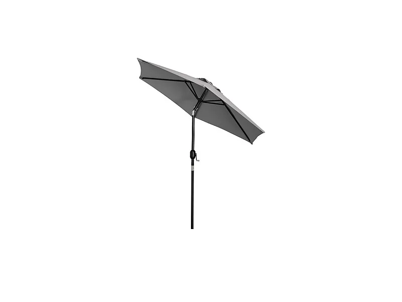 Parasol hexagonal inclinable MILANO gris
