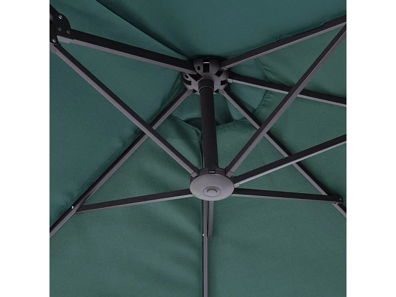 Grand parasol XXL SANTIAGO vert