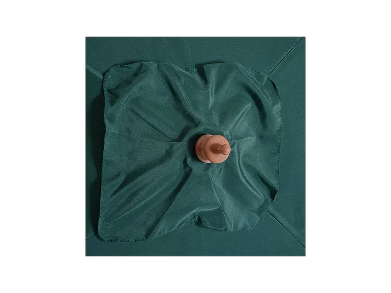 Parasol rectangulaire inclinable WIMBLEDON vert foncé