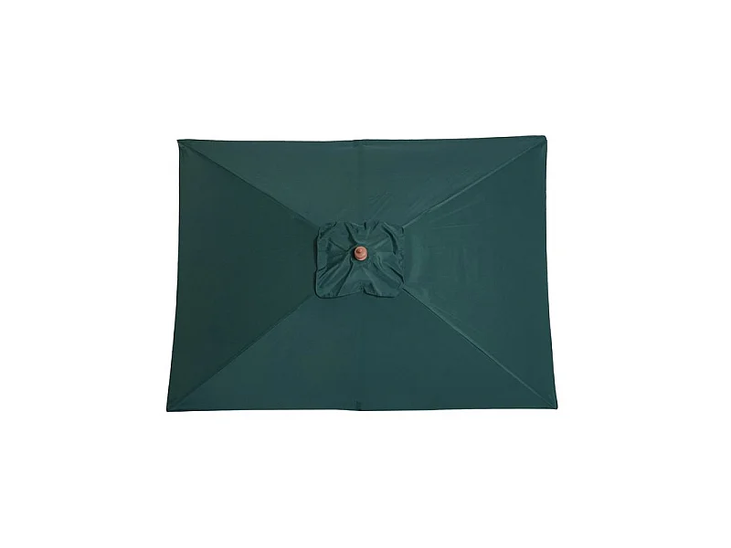 Parasol rectangulaire inclinable WIMBLEDON vert foncé