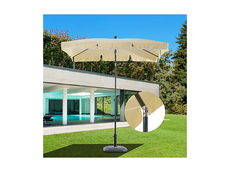 Parasol Rectangulaire SUMMER Beige