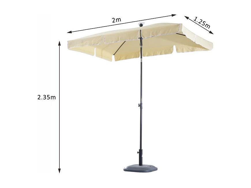 Parasol Rectangulaire SUMMER Beige