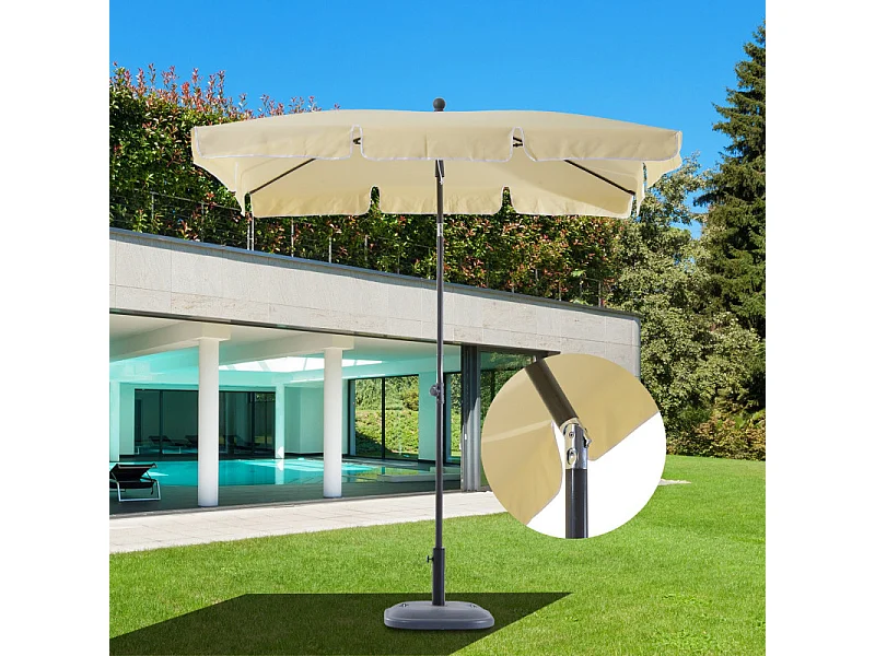 Parasol Rectangulaire SUMMER Beige