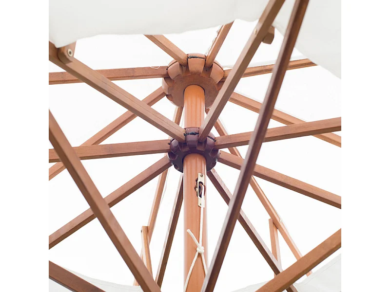 Parasol Droit CARVEX blanc