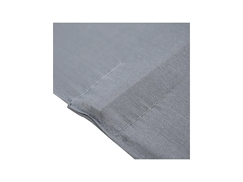 Grand parasol VEGAS à LED gris