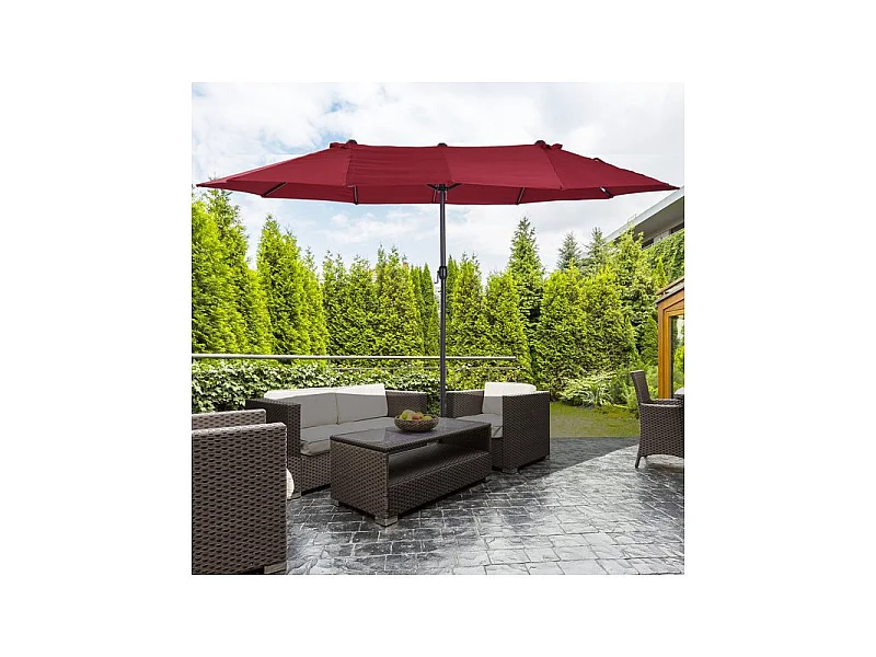 Grand parasol xxl KYOTO bordeaux