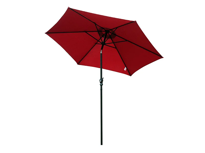 Parasol circulaire EVA Rouge
