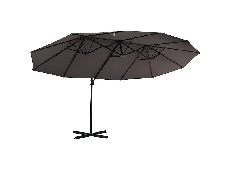 Parasol déporté XXL XANADU gris