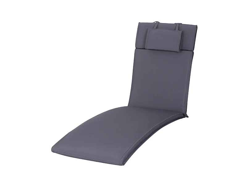 Matelas de bain de soleil CHARLOTTE gris