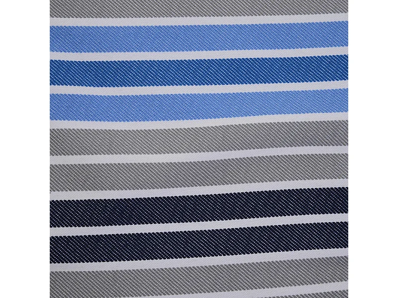 Lot de 2 coussins de banc MIA bleus et gris