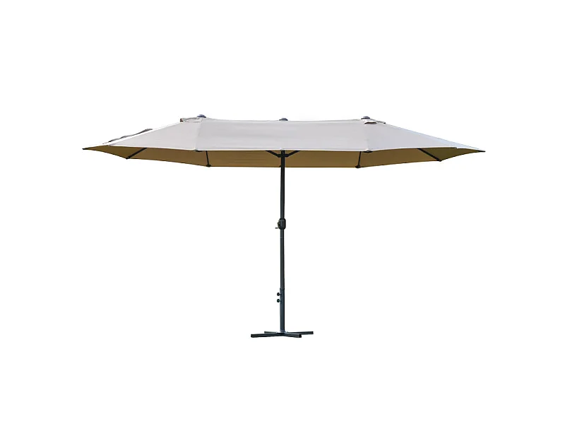 Grand parasol XXL 4,60 m ANTONIO Café Latte