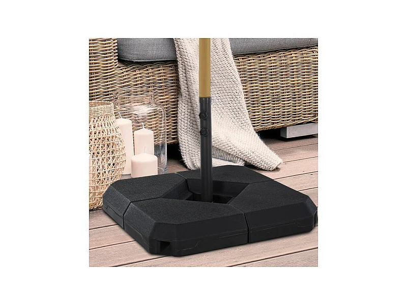 Base/Pied de parasol TETRIZ noir