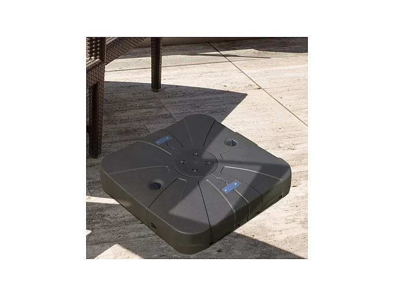 Pied de parasol déporté DIAMOND gris