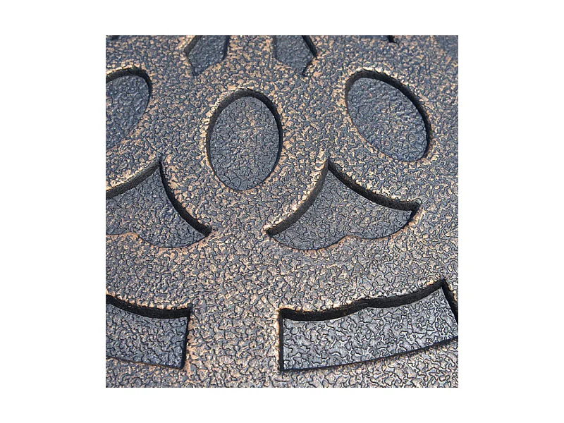 Pied de parasol rond Empire State Building bronze et noir