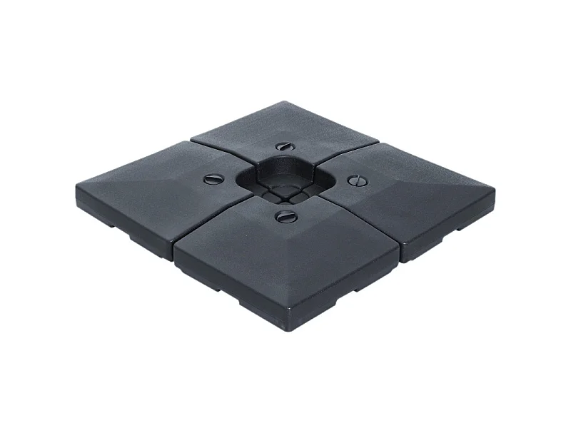 4 poids de lestage forme carrée JOËL noirs