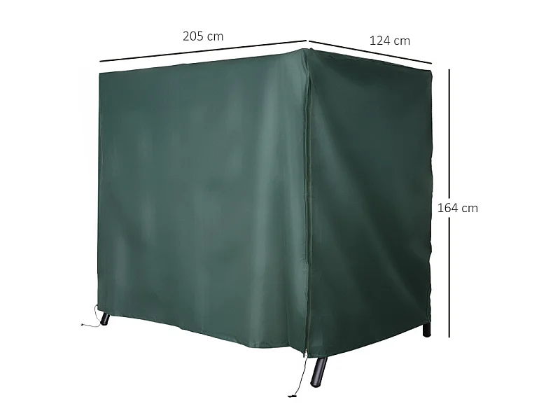 Housse de protection pour balancelle COVER verte
