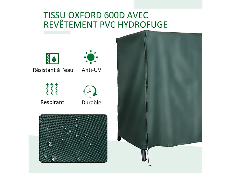 Housse de protection pour balancelle COVER verte